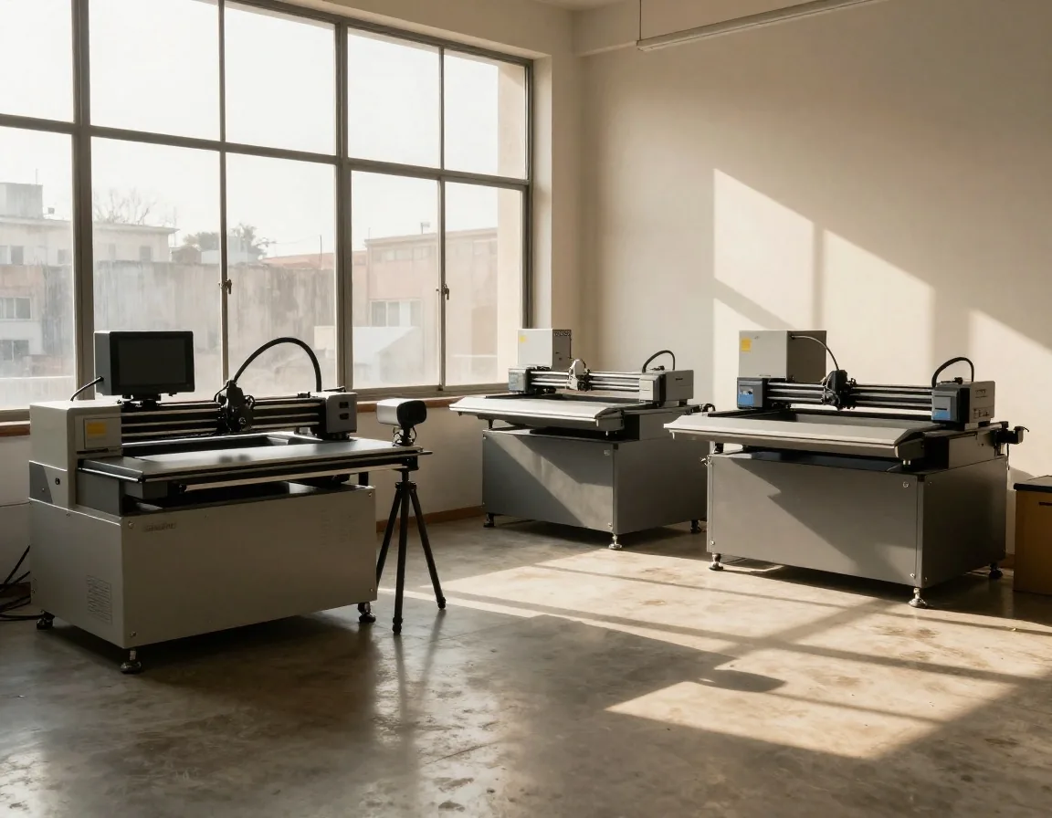 Interior de taller pyme en Buenos Aires con luz de tarde
