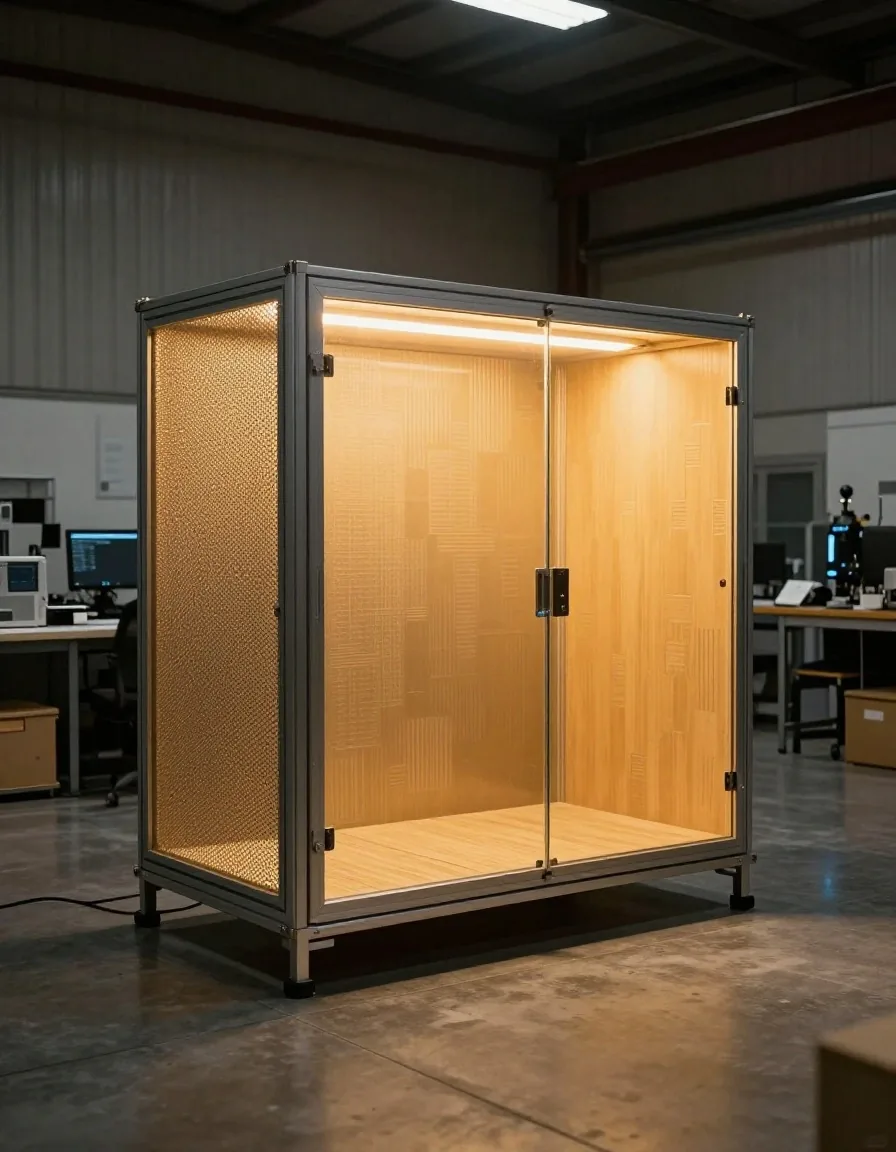 Manos probando el encastre de dos piezas prototipo impresas en 3D